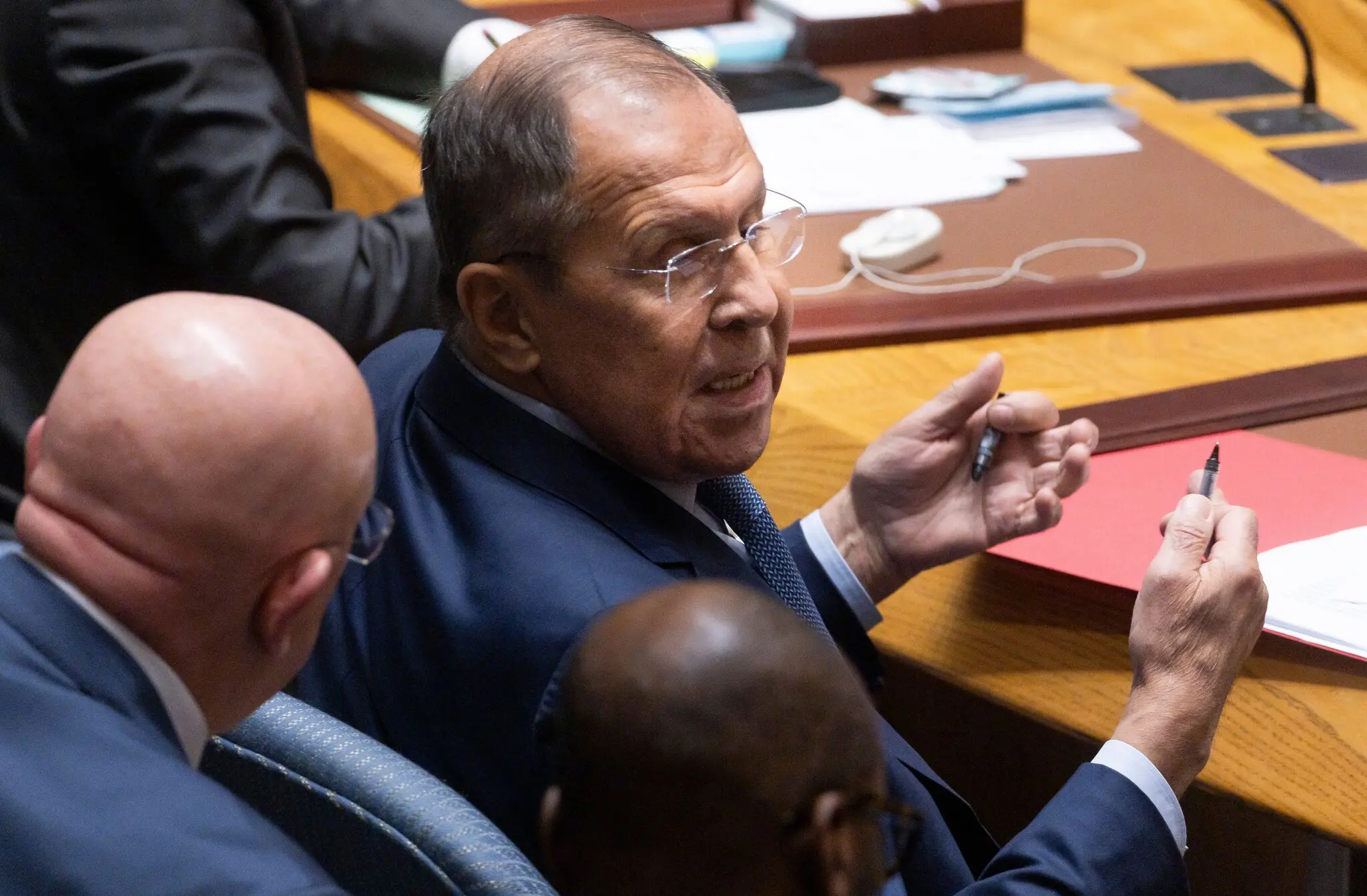Міністр закордонних справ Росії Сергій Лавров не обговорював звинувачення проти своєї країни під час засідання Ради Безпеки в середу